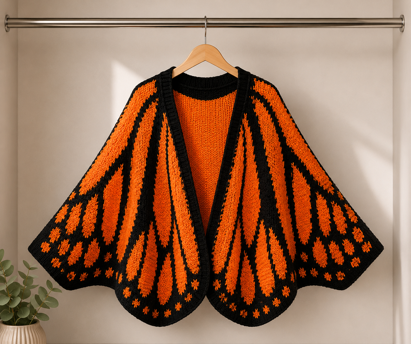 Dominique’s Butterfly Knit Cardigan