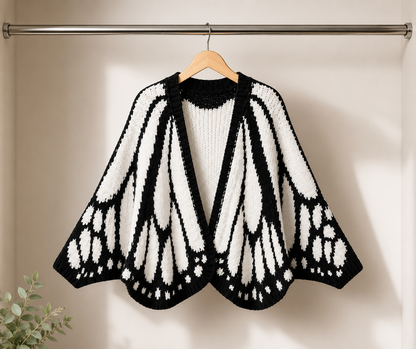Dominique’s Butterfly Knit Cardigan