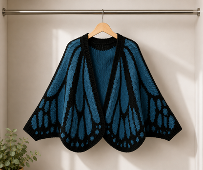 Dominique’s Butterfly Knit Cardigan