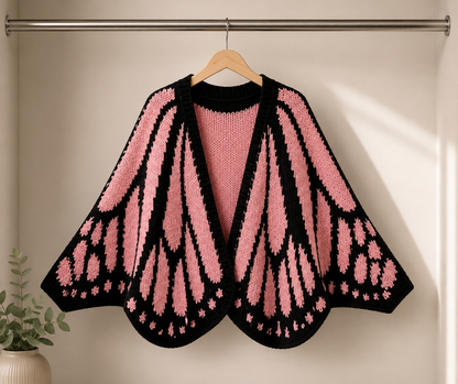 Dominique’s Butterfly Knit Cardigan