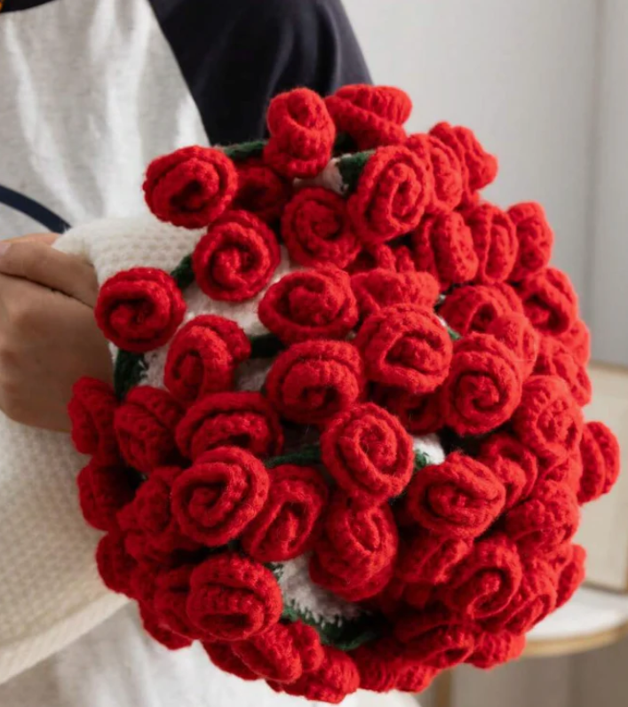 Handmade Crochet Flower Blanket