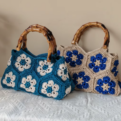 Handmade Crochet Tote Handbag by Davion